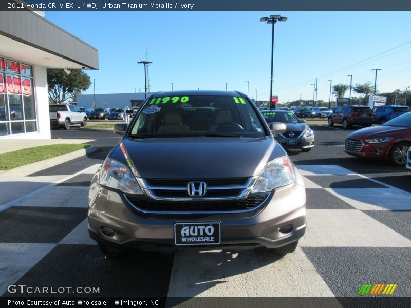 Urban Titanium Metallic / Ivory 2011 Honda CR-V EX-L 4WD