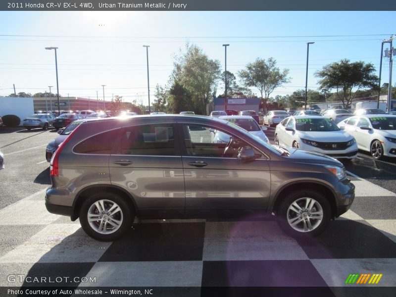 Urban Titanium Metallic / Ivory 2011 Honda CR-V EX-L 4WD