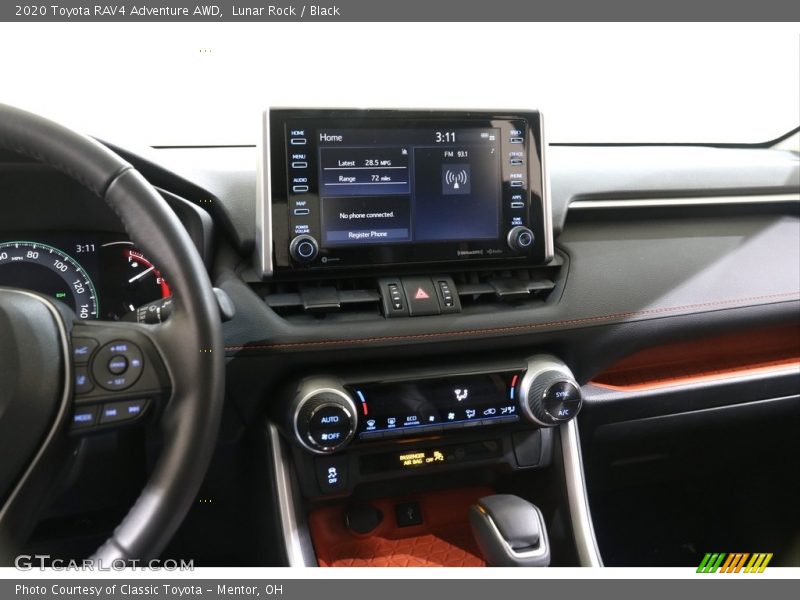 Lunar Rock / Black 2020 Toyota RAV4 Adventure AWD