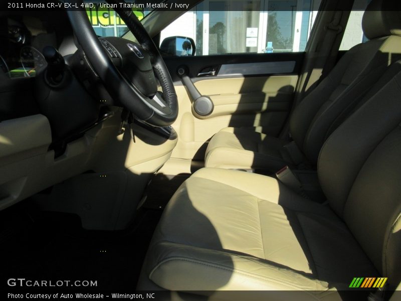 Urban Titanium Metallic / Ivory 2011 Honda CR-V EX-L 4WD