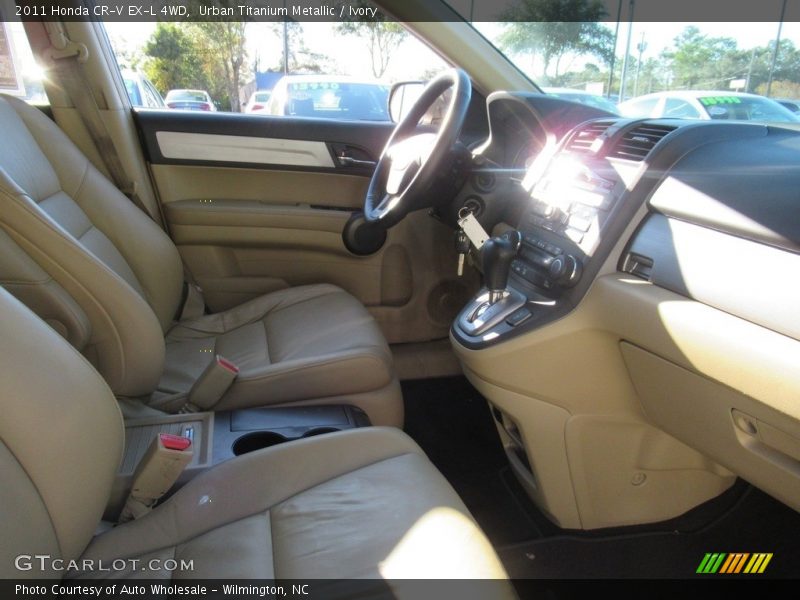 Urban Titanium Metallic / Ivory 2011 Honda CR-V EX-L 4WD