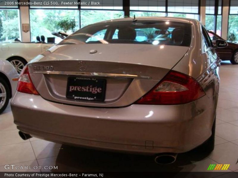 Pewter Metallic / Black 2006 Mercedes-Benz CLS 500