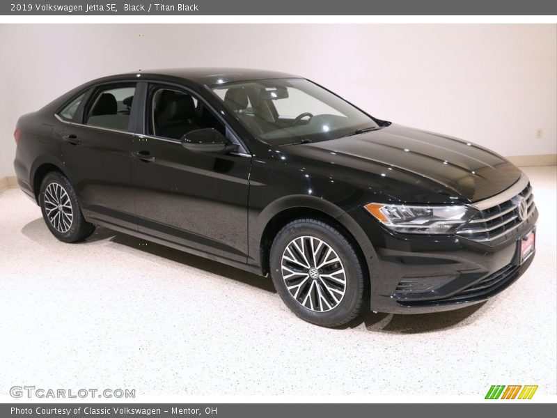Black / Titan Black 2019 Volkswagen Jetta SE