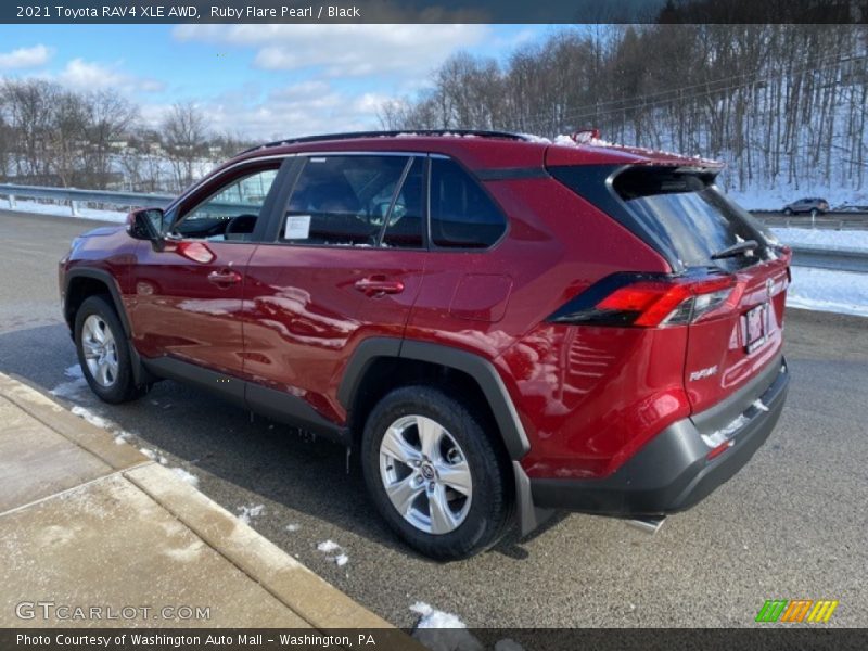 Ruby Flare Pearl / Black 2021 Toyota RAV4 XLE AWD