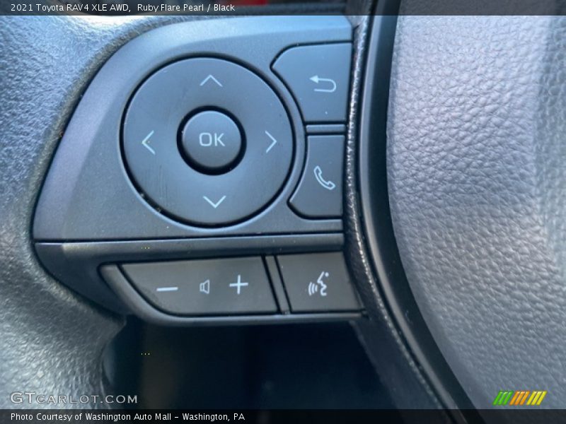 Ruby Flare Pearl / Black 2021 Toyota RAV4 XLE AWD