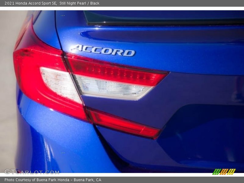 Still Night Pearl / Black 2021 Honda Accord Sport SE