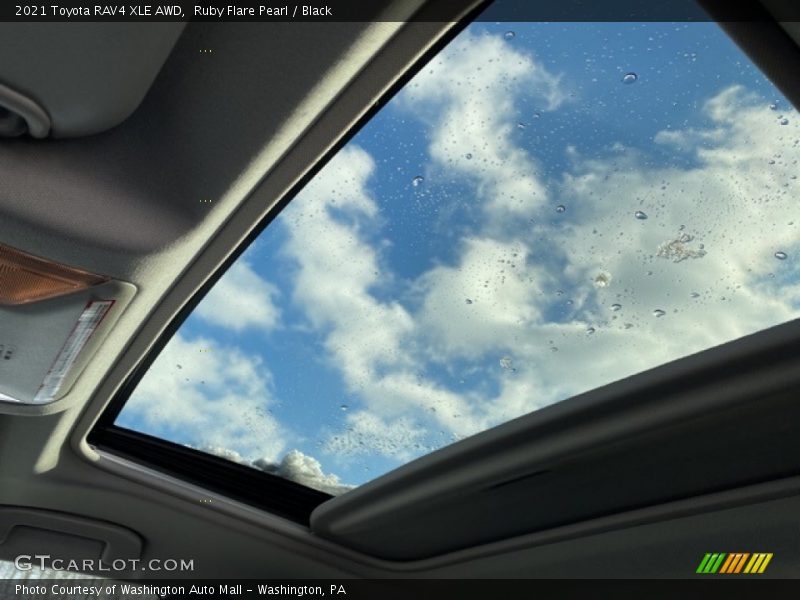 Ruby Flare Pearl / Black 2021 Toyota RAV4 XLE AWD