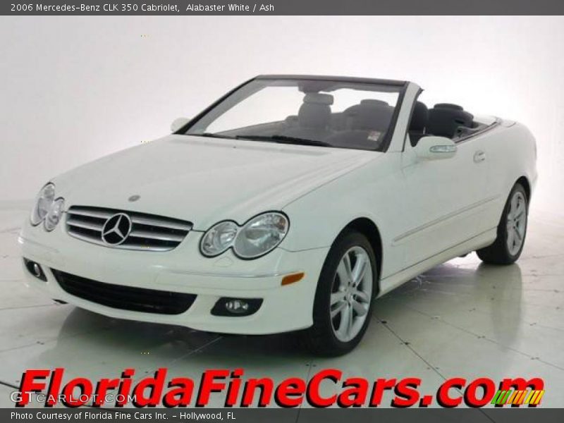 Alabaster White / Ash 2006 Mercedes-Benz CLK 350 Cabriolet
