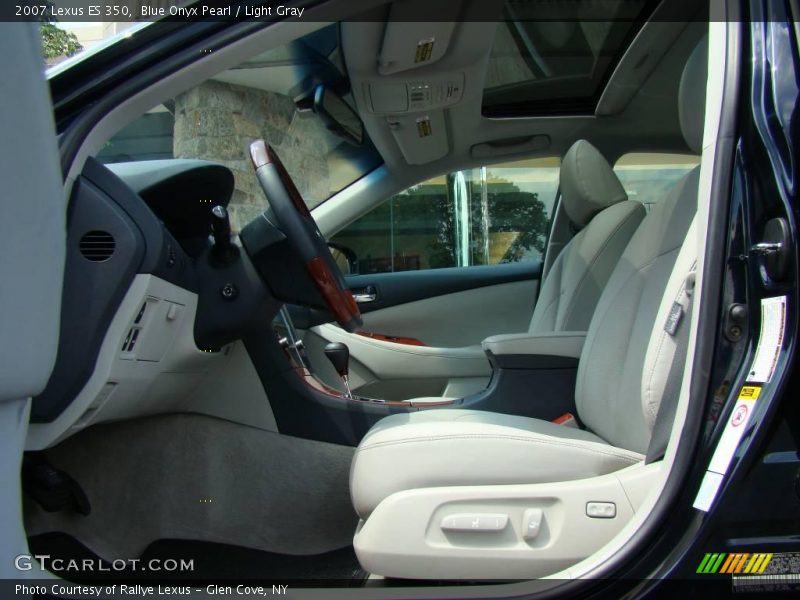 Blue Onyx Pearl / Light Gray 2007 Lexus ES 350
