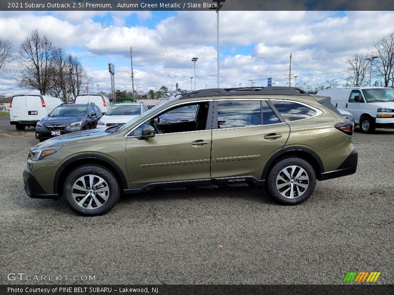 Autumn Green Metallic / Slate Black 2021 Subaru Outback 2.5i Premium