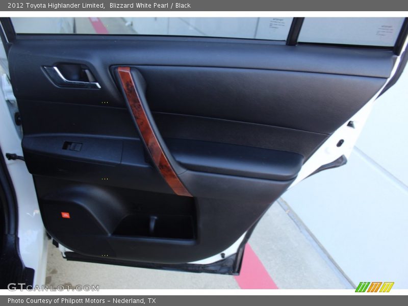 Blizzard White Pearl / Black 2012 Toyota Highlander Limited