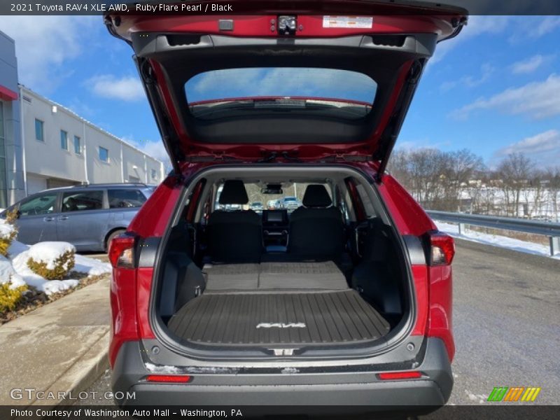 Ruby Flare Pearl / Black 2021 Toyota RAV4 XLE AWD