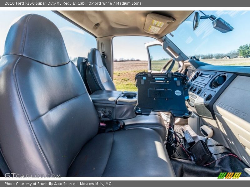 Front Seat of 2010 F250 Super Duty XL Regular Cab