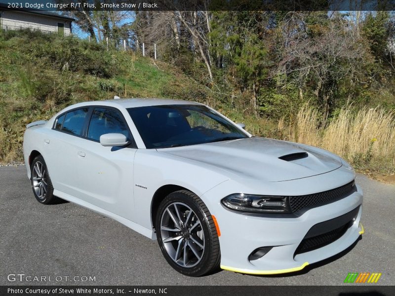 Front 3/4 View of 2021 Charger R/T Plus