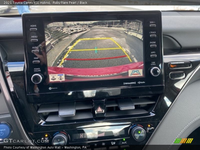 Ruby Flare Pearl / Black 2021 Toyota Camry XSE Hybrid