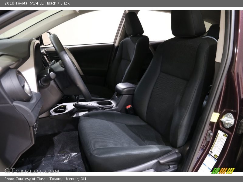 Black / Black 2018 Toyota RAV4 LE