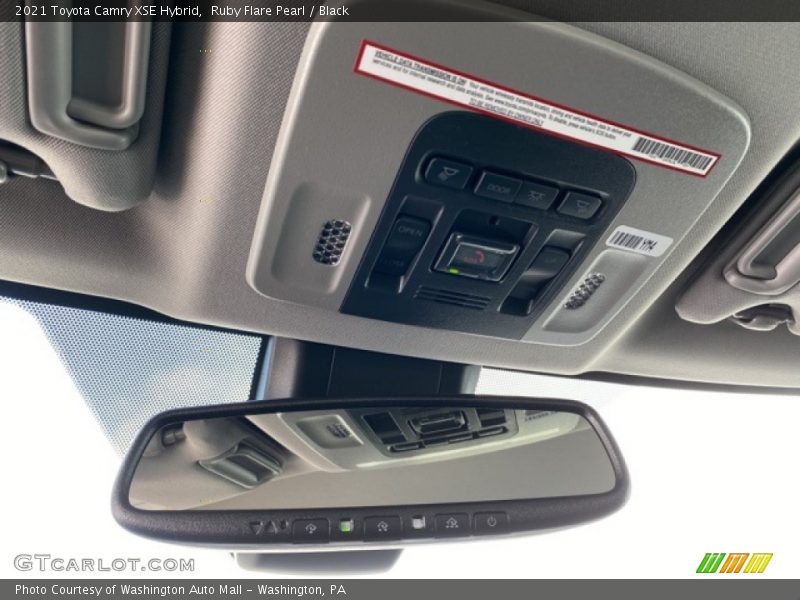 Ruby Flare Pearl / Black 2021 Toyota Camry XSE Hybrid