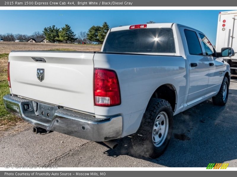 Bright White / Black/Diesel Gray 2015 Ram 1500 Express Crew Cab 4x4