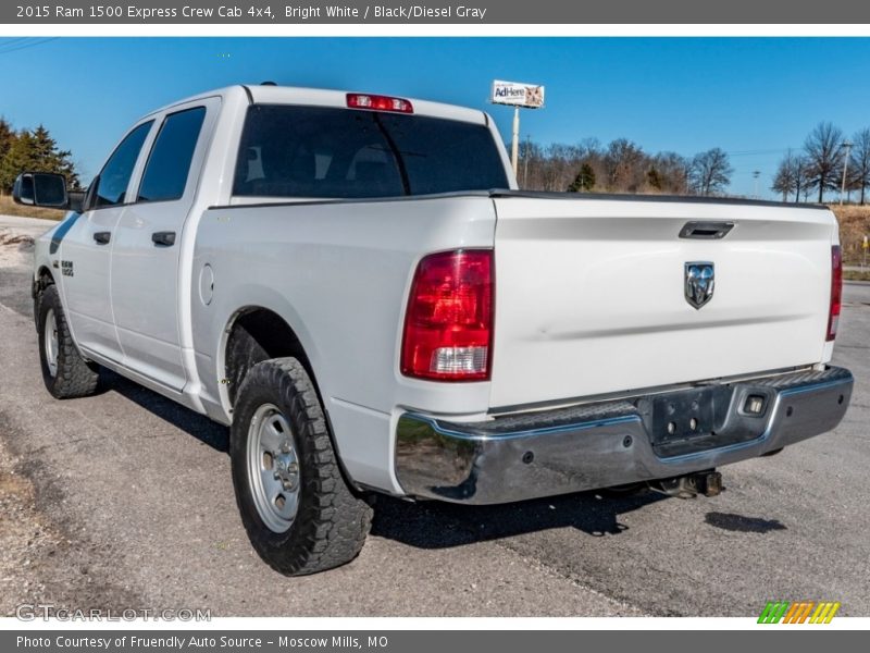 Bright White / Black/Diesel Gray 2015 Ram 1500 Express Crew Cab 4x4