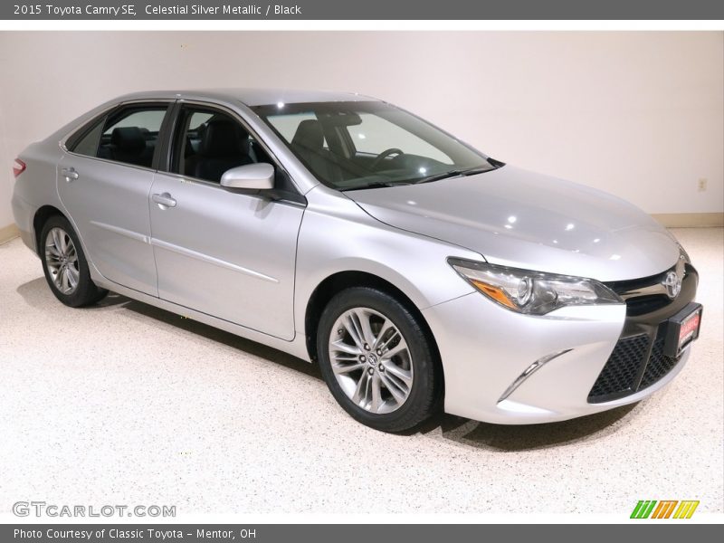 Celestial Silver Metallic / Black 2015 Toyota Camry SE