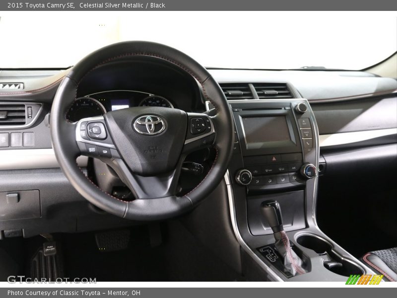 Celestial Silver Metallic / Black 2015 Toyota Camry SE