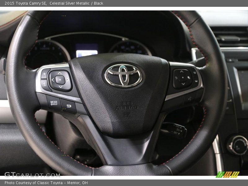 Celestial Silver Metallic / Black 2015 Toyota Camry SE