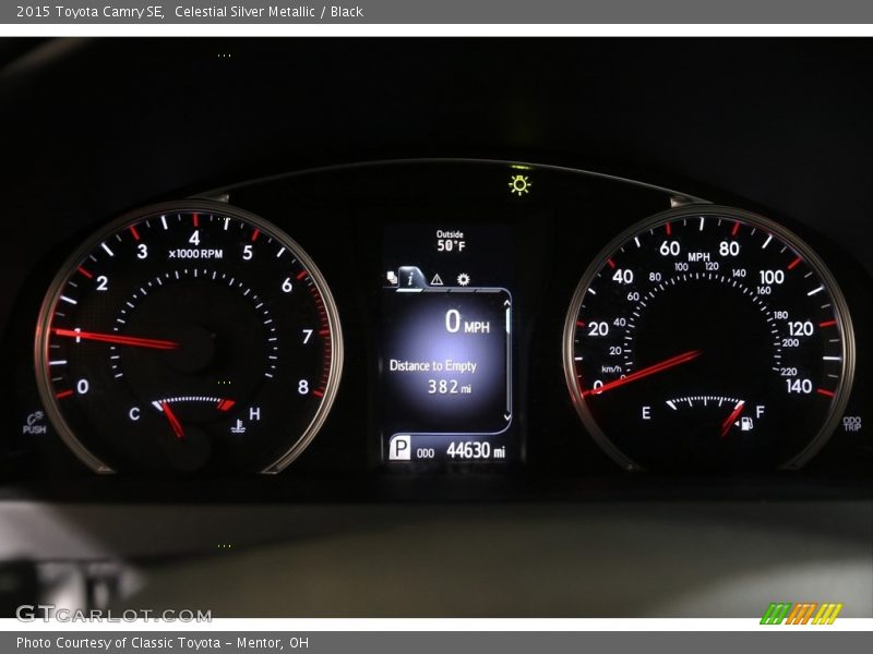 Celestial Silver Metallic / Black 2015 Toyota Camry SE