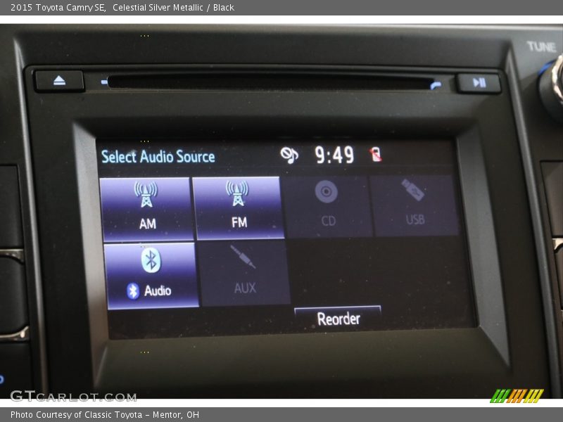 Celestial Silver Metallic / Black 2015 Toyota Camry SE