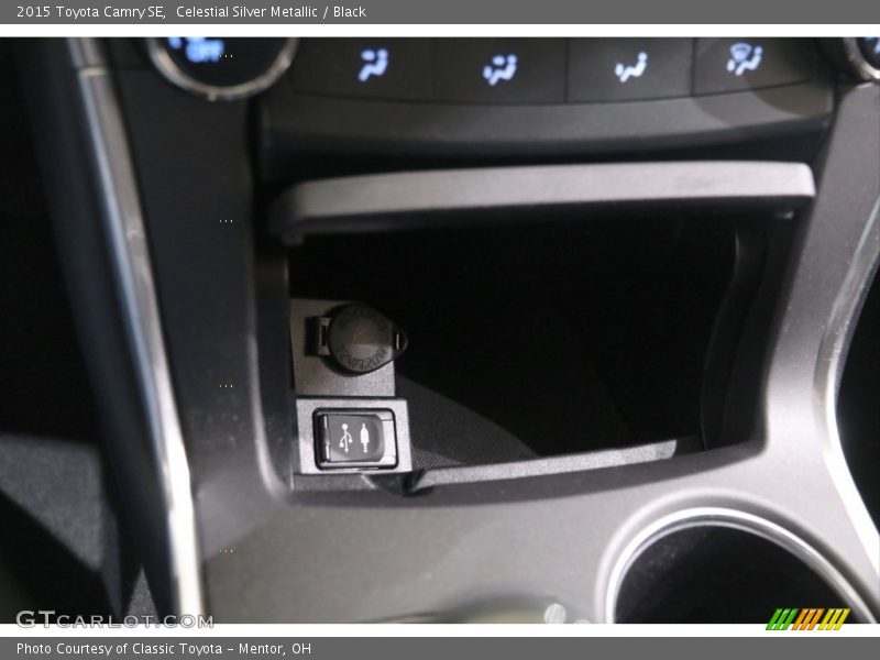 Celestial Silver Metallic / Black 2015 Toyota Camry SE