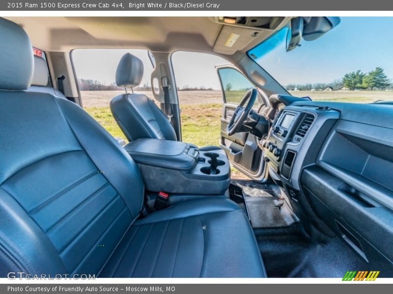 Bright White / Black/Diesel Gray 2015 Ram 1500 Express Crew Cab 4x4