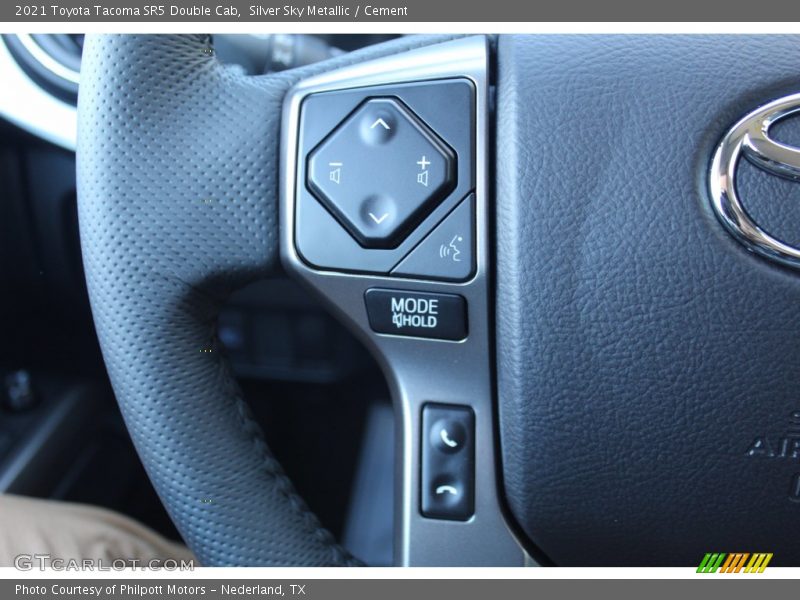 Silver Sky Metallic / Cement 2021 Toyota Tacoma SR5 Double Cab