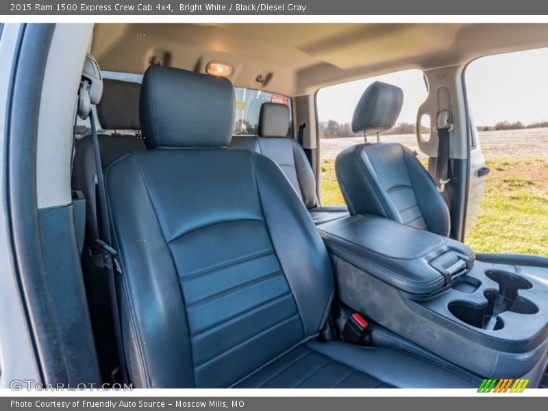 Bright White / Black/Diesel Gray 2015 Ram 1500 Express Crew Cab 4x4