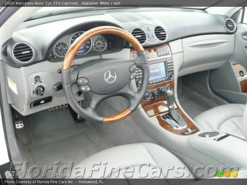 Alabaster White / Ash 2006 Mercedes-Benz CLK 350 Cabriolet