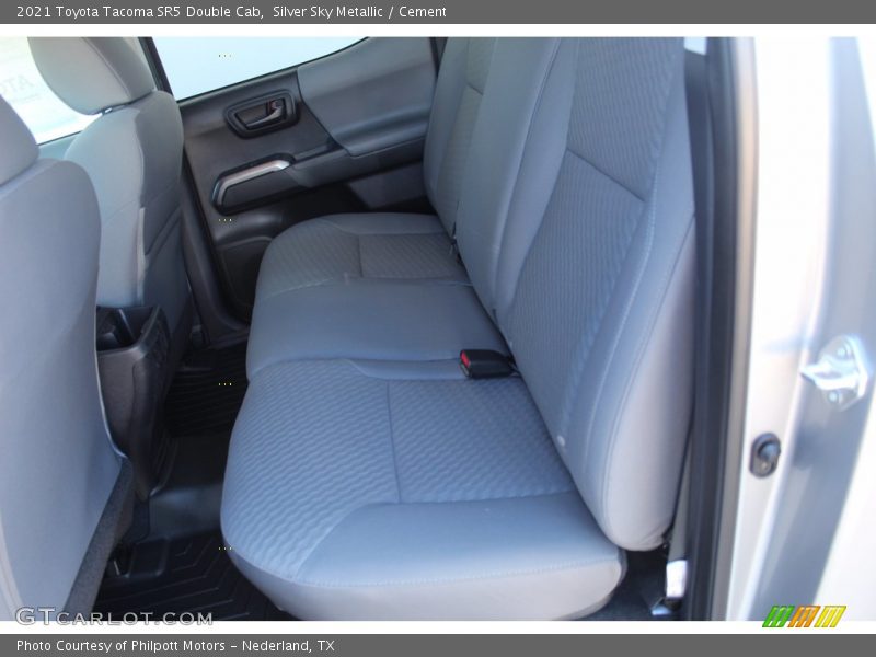 Silver Sky Metallic / Cement 2021 Toyota Tacoma SR5 Double Cab