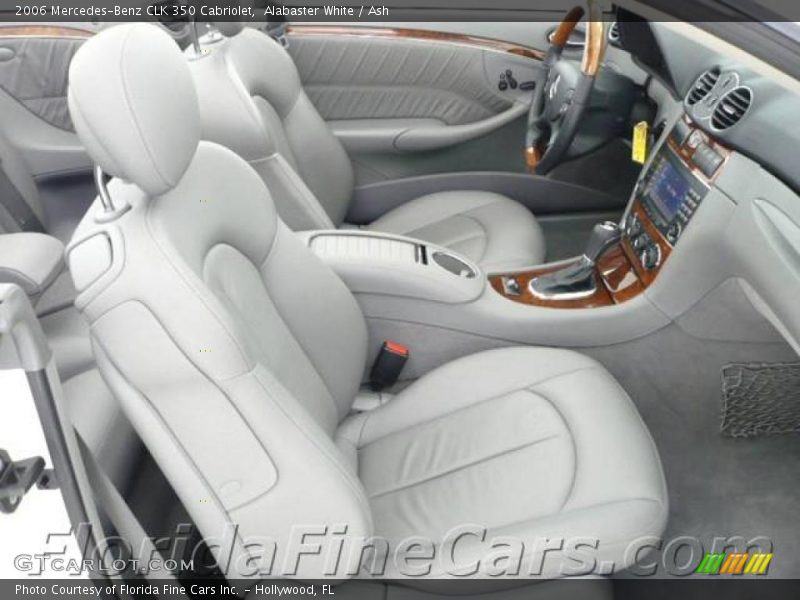 Alabaster White / Ash 2006 Mercedes-Benz CLK 350 Cabriolet