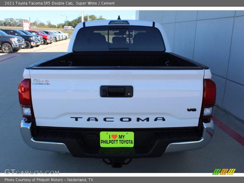 Super White / Cement 2021 Toyota Tacoma SR5 Double Cab