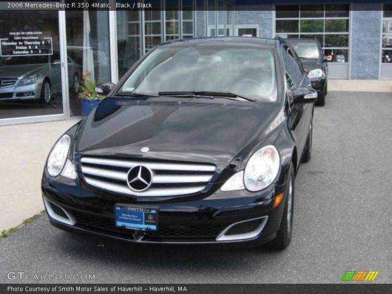 Black / Black 2006 Mercedes-Benz R 350 4Matic