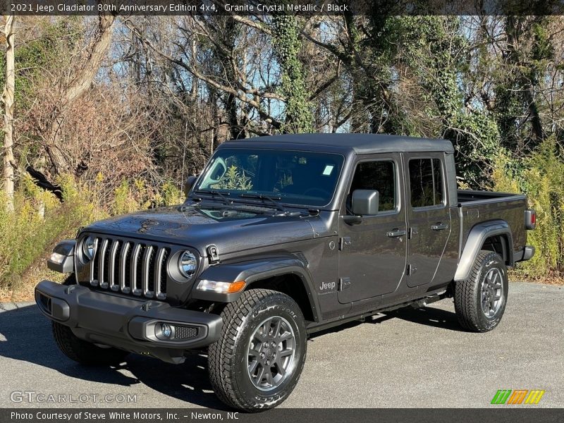 Granite Crystal Metallic / Black 2021 Jeep Gladiator 80th Anniversary Edition 4x4