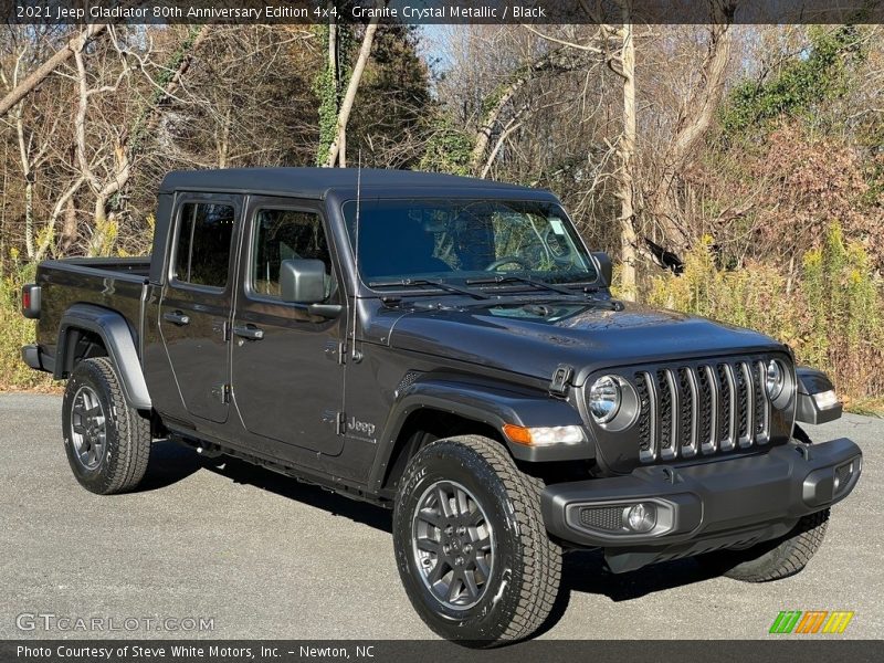 Granite Crystal Metallic / Black 2021 Jeep Gladiator 80th Anniversary Edition 4x4