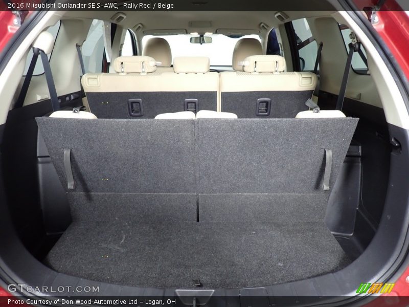  2016 Outlander SE S-AWC Trunk