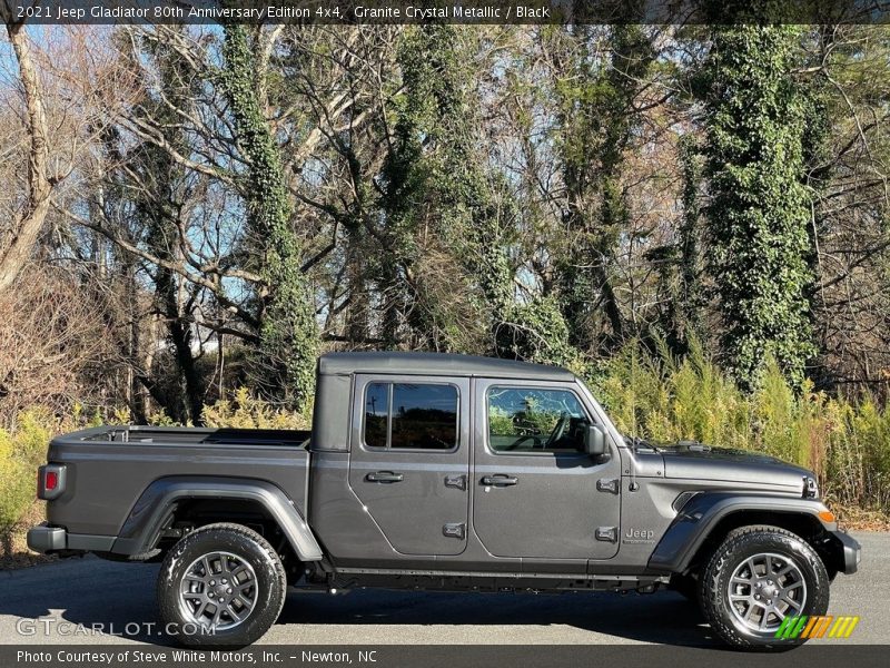 Granite Crystal Metallic / Black 2021 Jeep Gladiator 80th Anniversary Edition 4x4