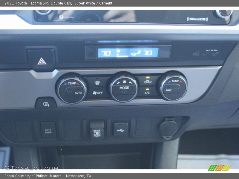 Super White / Cement 2021 Toyota Tacoma SR5 Double Cab