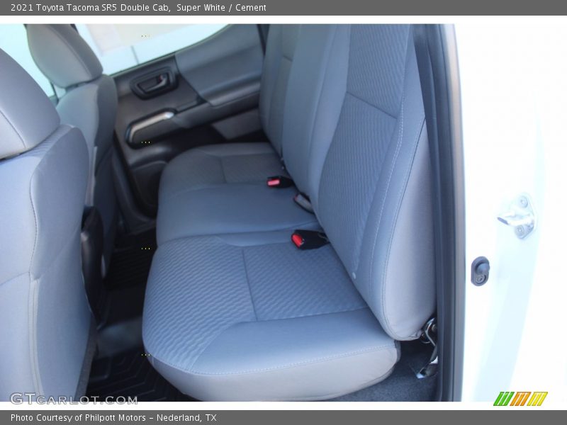 Super White / Cement 2021 Toyota Tacoma SR5 Double Cab