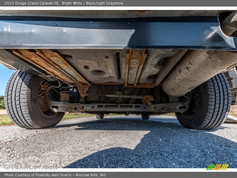 Bright White / Black/Light Graystone 2014 Dodge Grand Caravan SE