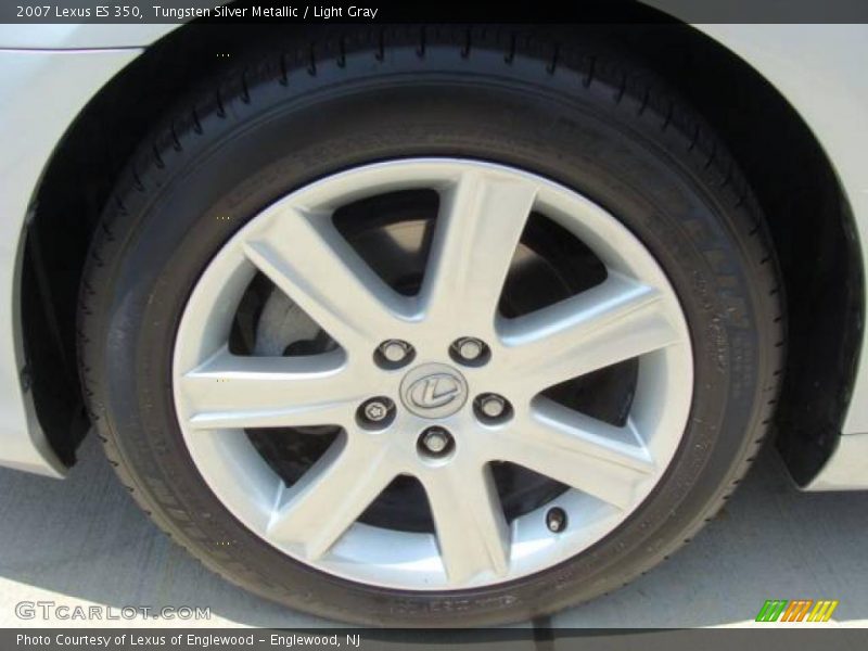 Tungsten Silver Metallic / Light Gray 2007 Lexus ES 350