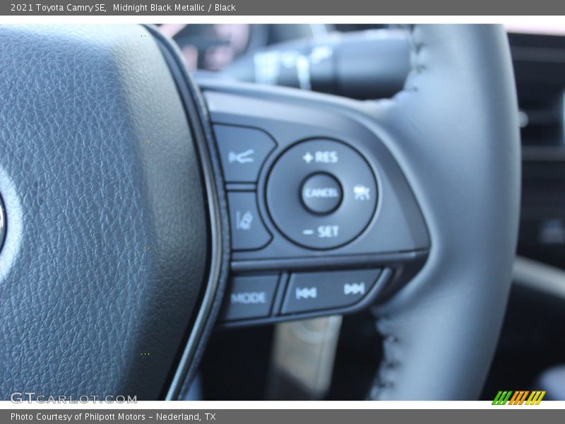 Midnight Black Metallic / Black 2021 Toyota Camry SE