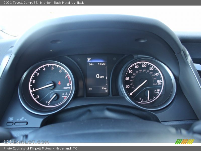 Midnight Black Metallic / Black 2021 Toyota Camry SE