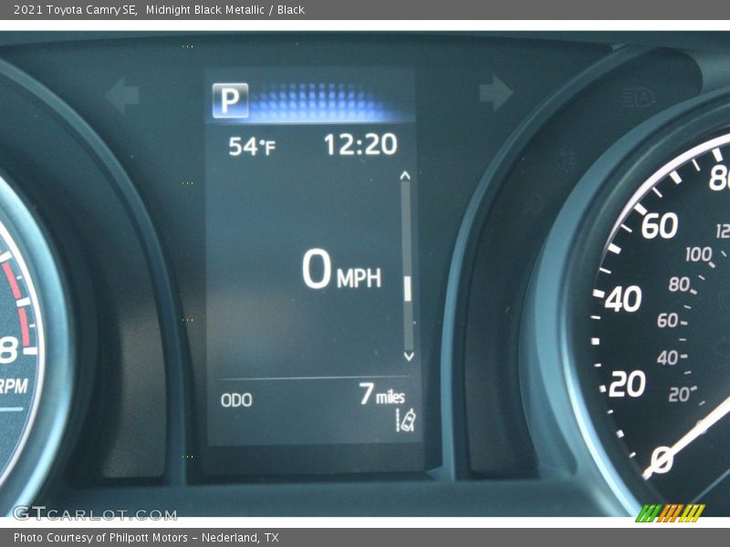 Midnight Black Metallic / Black 2021 Toyota Camry SE