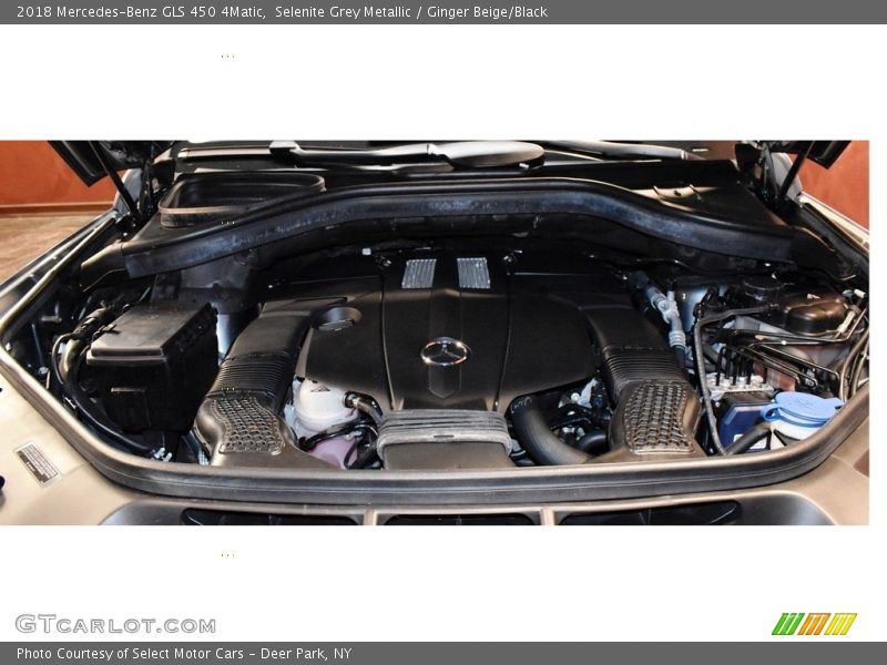 Selenite Grey Metallic / Ginger Beige/Black 2018 Mercedes-Benz GLS 450 4Matic