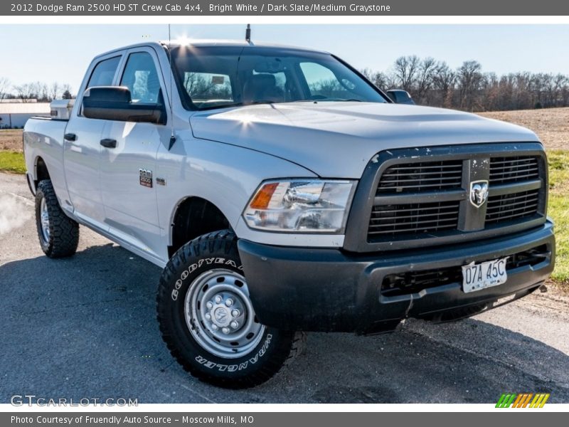 Bright White / Dark Slate/Medium Graystone 2012 Dodge Ram 2500 HD ST Crew Cab 4x4
